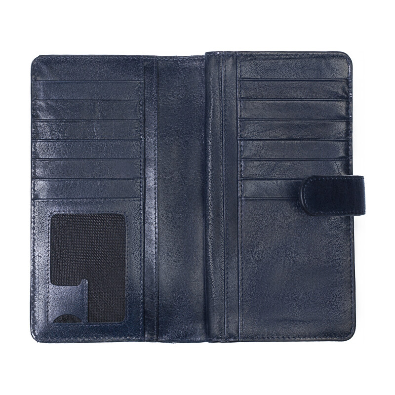 Dámská peněženka kožená SEGALI 3489 modrá