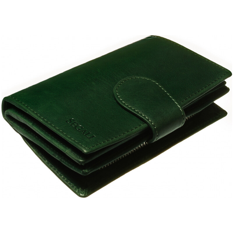 Dámská kožená peněženka SEGALI 9023 A zelená