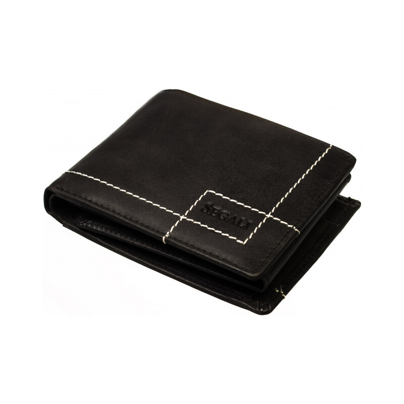 Pánská peněženka kožená SEGALI 02 černá
