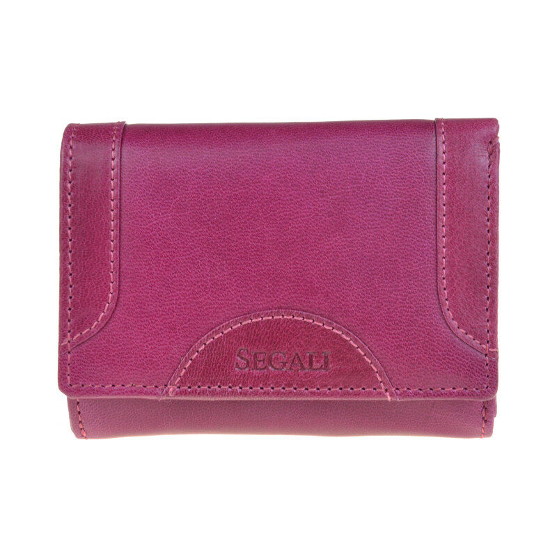 Dámská peněženka kožená SEGALI 7196 B fuchsia 51655400