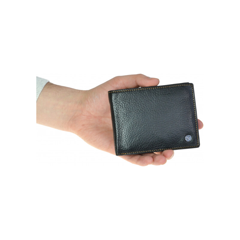 Pánská peněženka kožená SEGALI 907 114 2007 černá/koňak