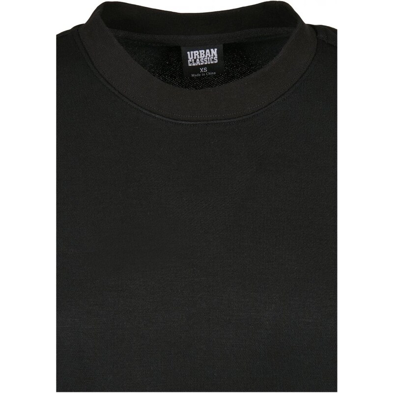 URBAN CLASSICS Ladies Padded Shoulder Modal Terry Crewneck