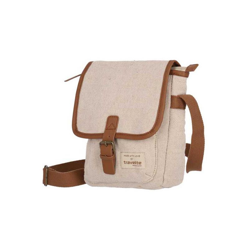 Travelite Hempline Crossover Bag A5 Beige 2 L TRAVELITE-581-40