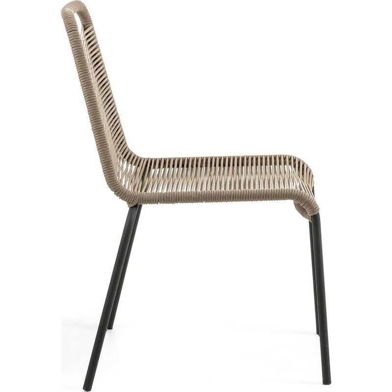 Béžová pletená jídelní židle Kave Home Lambton