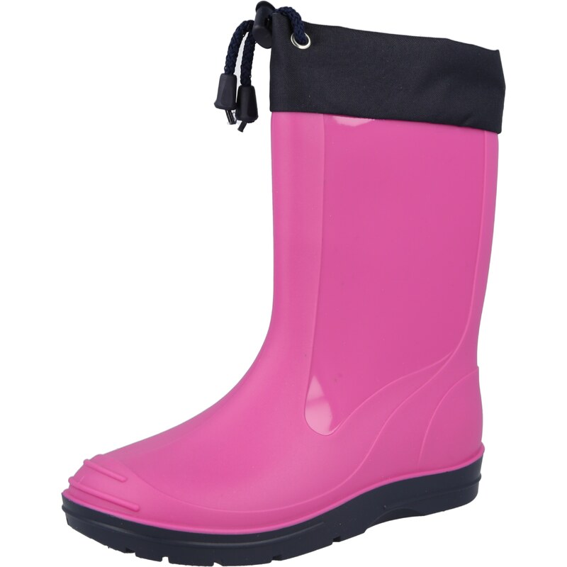 BECK Gumové holínky marine modrá / pink 108918876