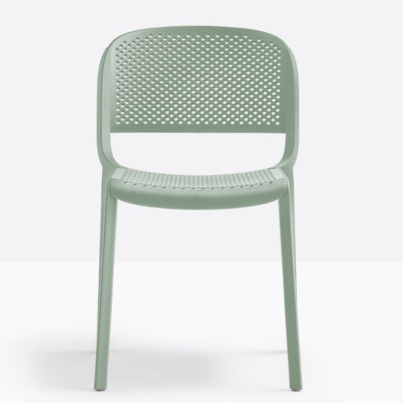 Pedrali Zelená plastová zahradní židle Dome 261