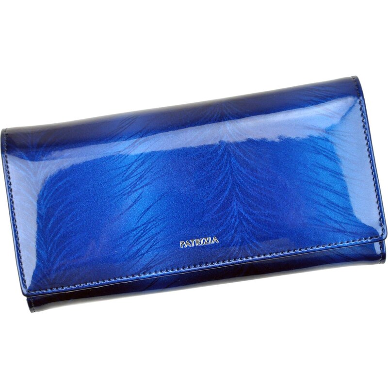 Dámská kožená peněženka Patrizia FF-100 modrá