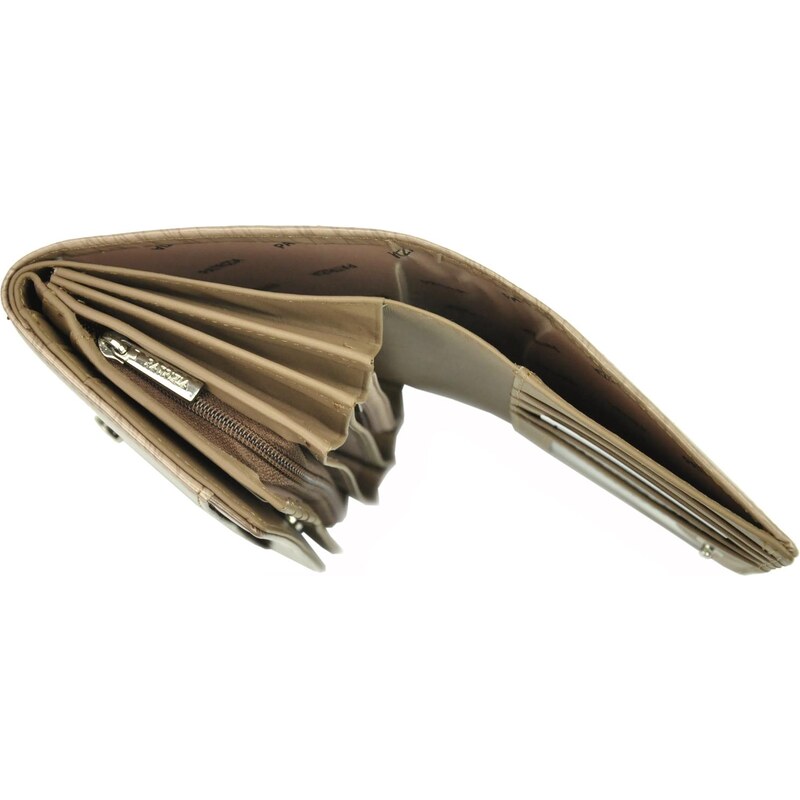 Dámská kožená peněženka Patrizia FF-112 béžová