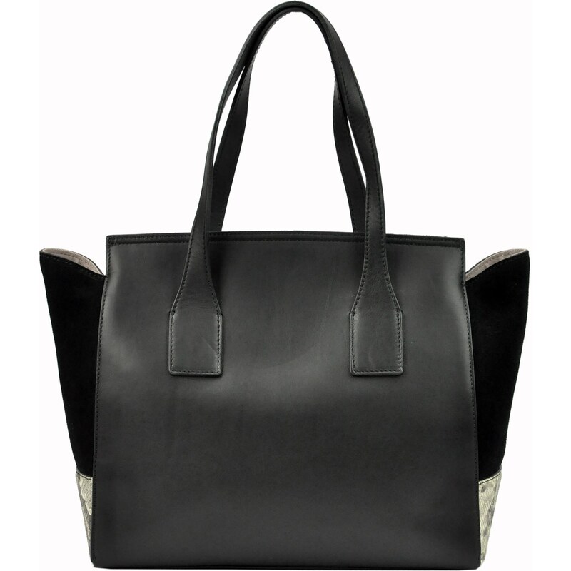 Luxusní kožená kabelka Innue E712 černá