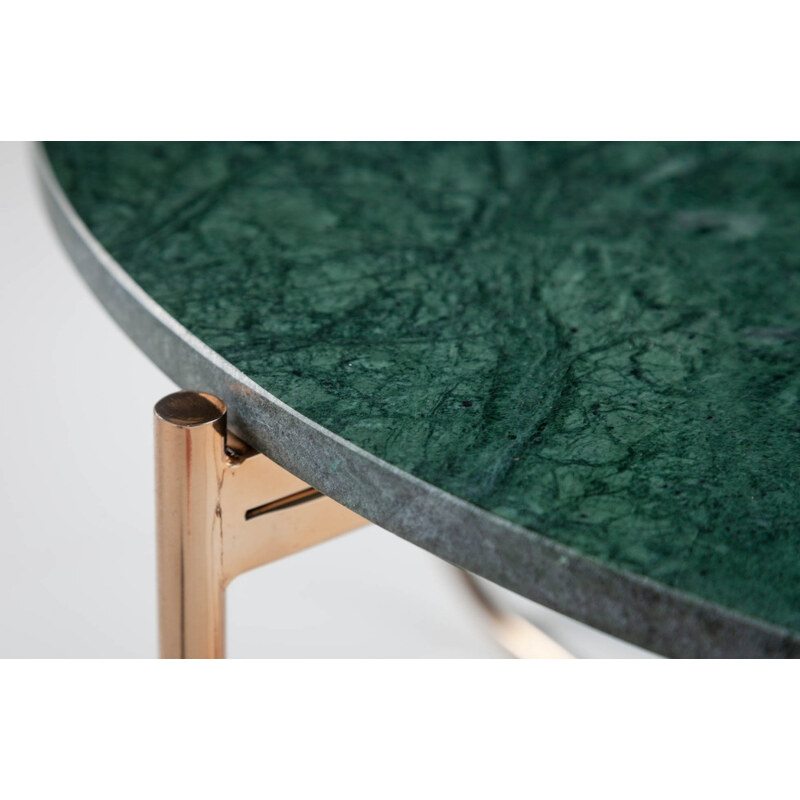 Moebel Living Zelený mramorový konferenční stolek Morami 62 cm