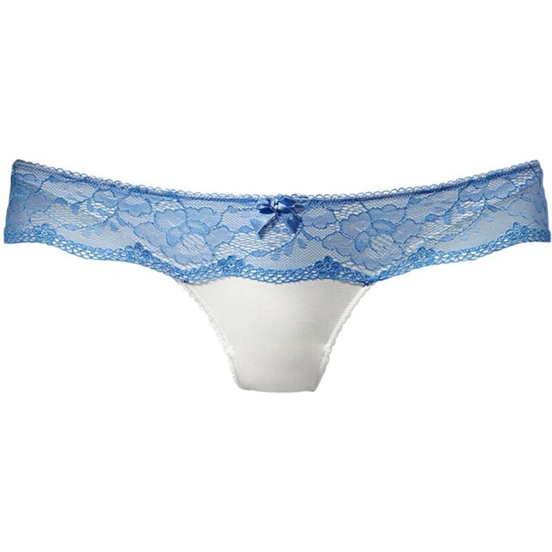 LASCANA Tanga krémová / světlemodrá 104795948