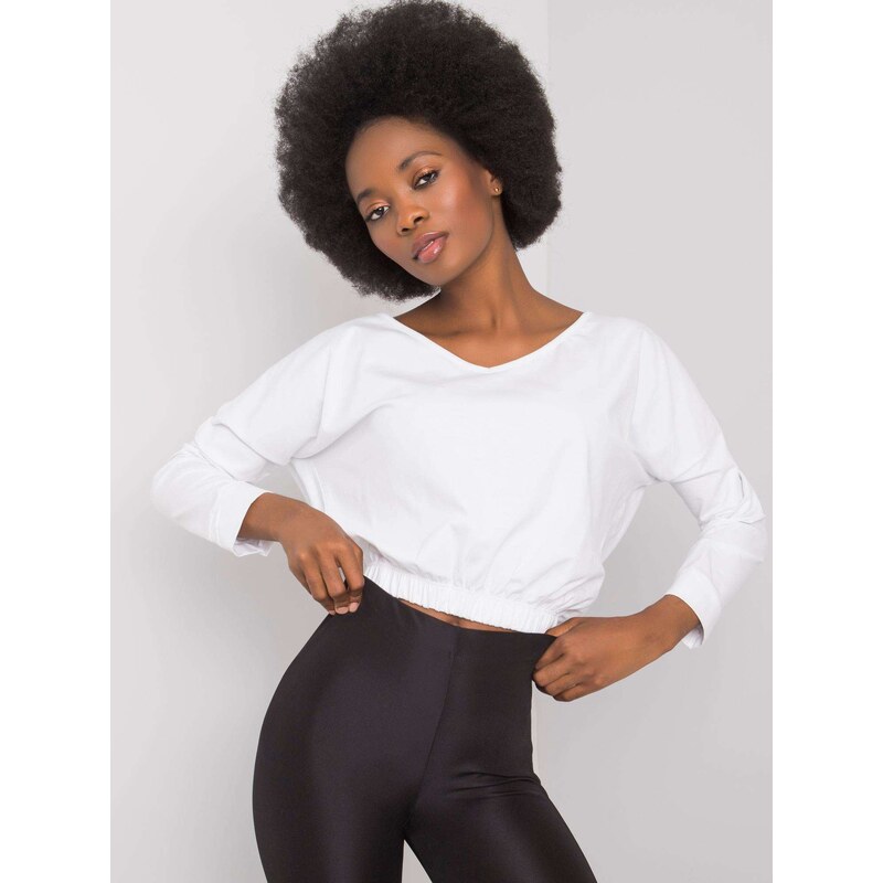 RUE PARIS Blouse-RV-BZ-6721.65-white