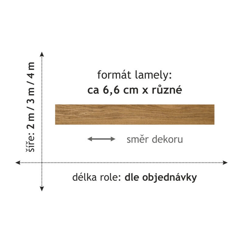 Tarkett PVC podlaha Duplex 1704 - Rozměr na míru cm