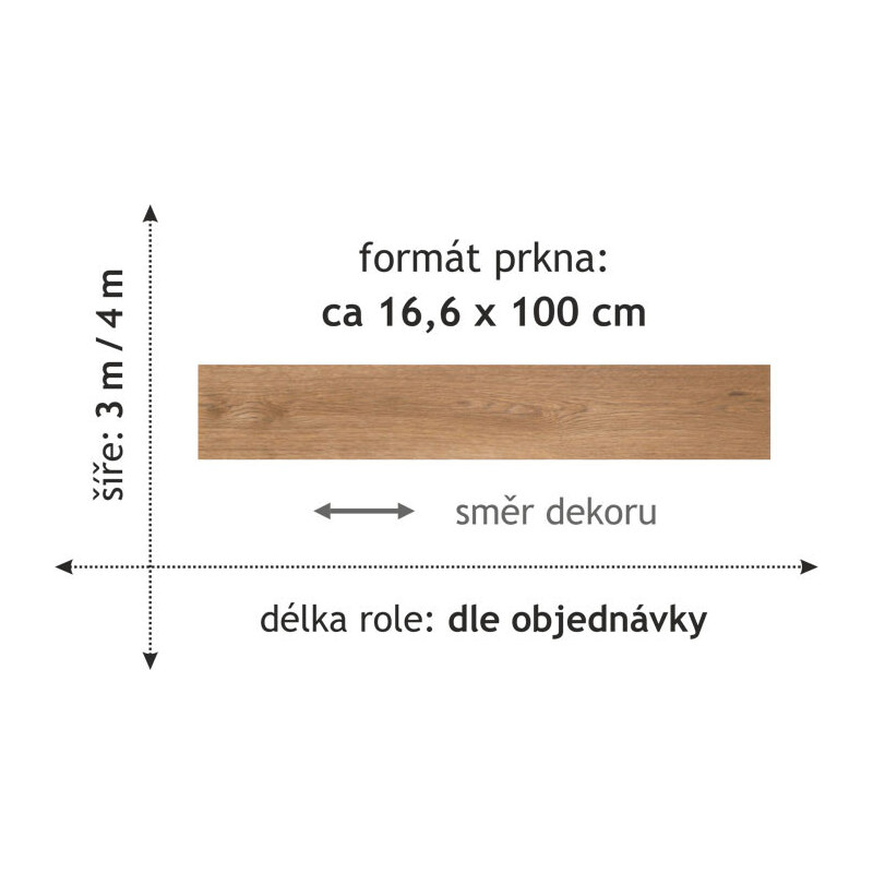 Tarkett PVC podlaha Duplex 1733 - Rozměr na míru cm