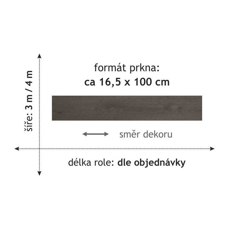 Tarkett PVC podlaha Duplex 1749 - Rozměr na míru cm