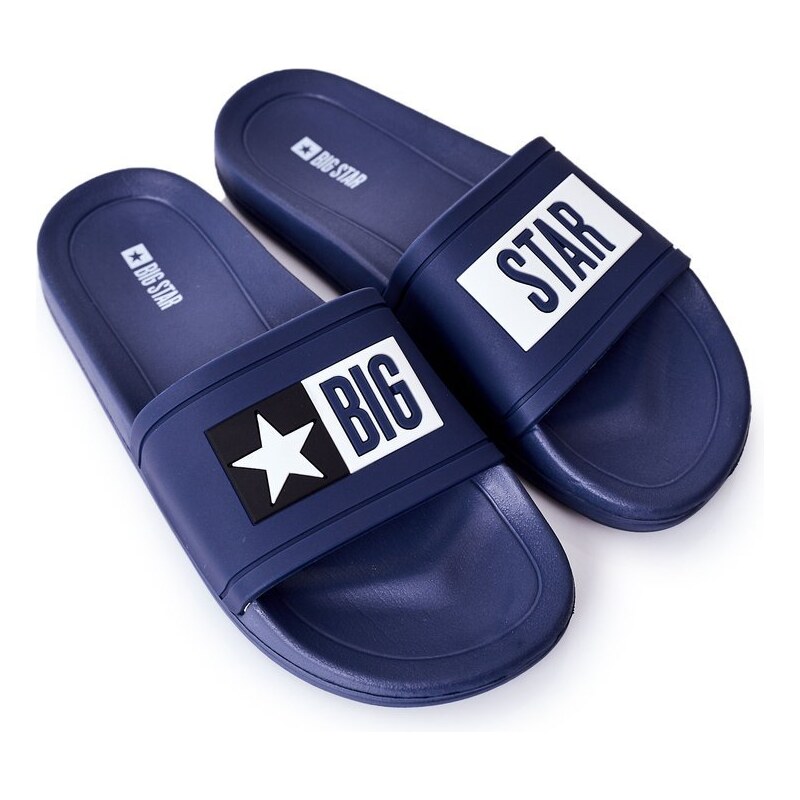 BIG STAR SHOES Pánské pantofle Big Star Navy