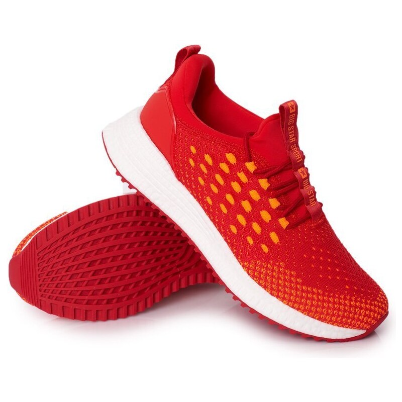 BIG STAR SHOES Men's Sport Shoes Big Star Memory Foam FF174240 Red