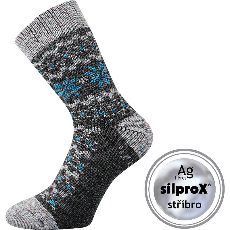 TRONDELAG froté extra hřejivé antibakteriální ponožky se stříbrem Voxx