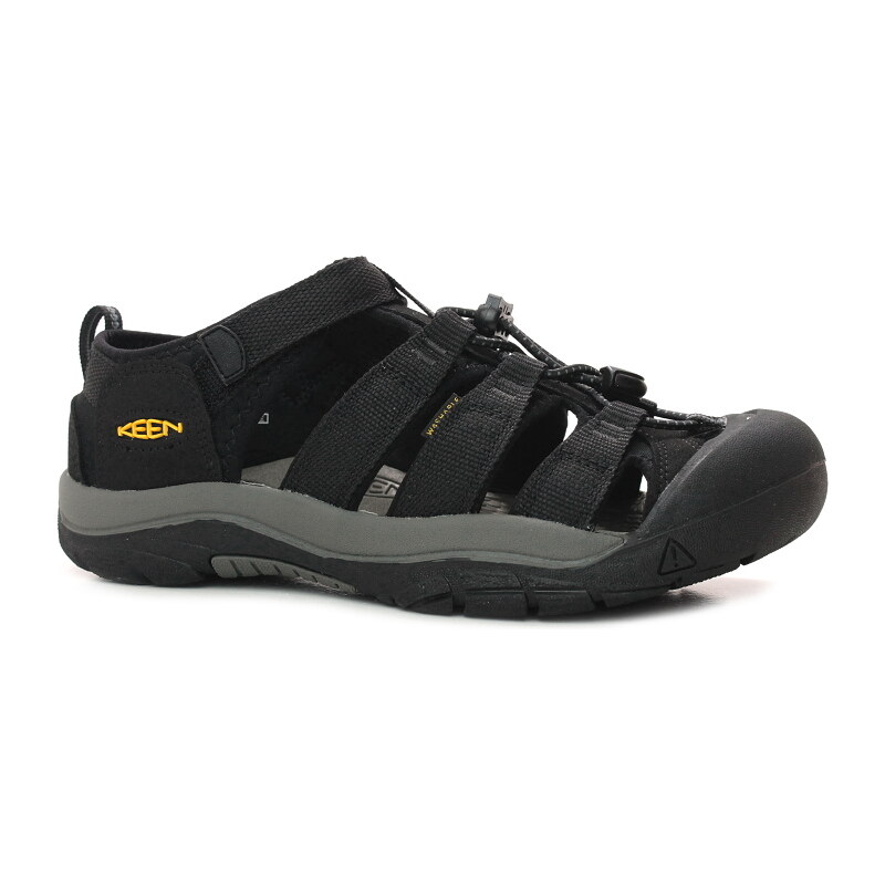 KEEN NEWPORT H2 1022838 black/yellow, juniorské sandály