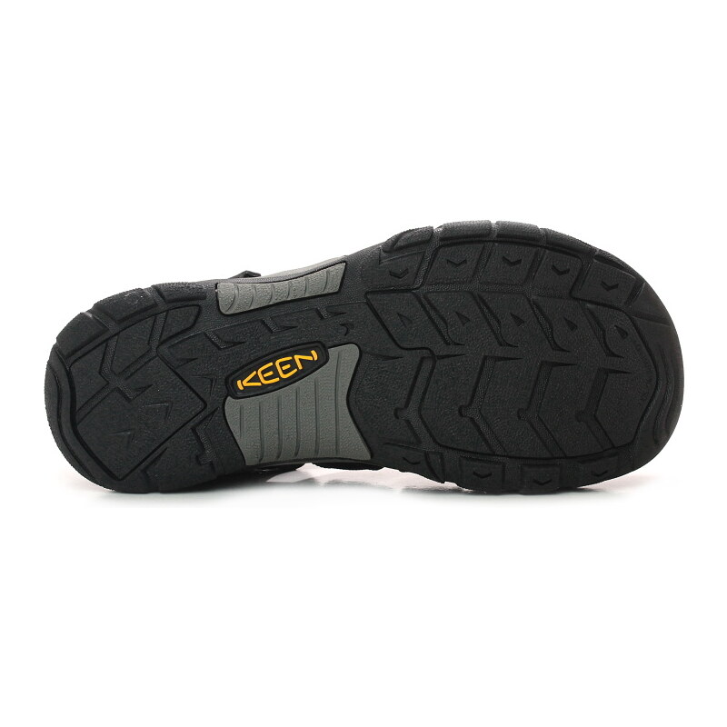 KEEN NEWPORT H2 1022838 black/yellow, juniorské sandály