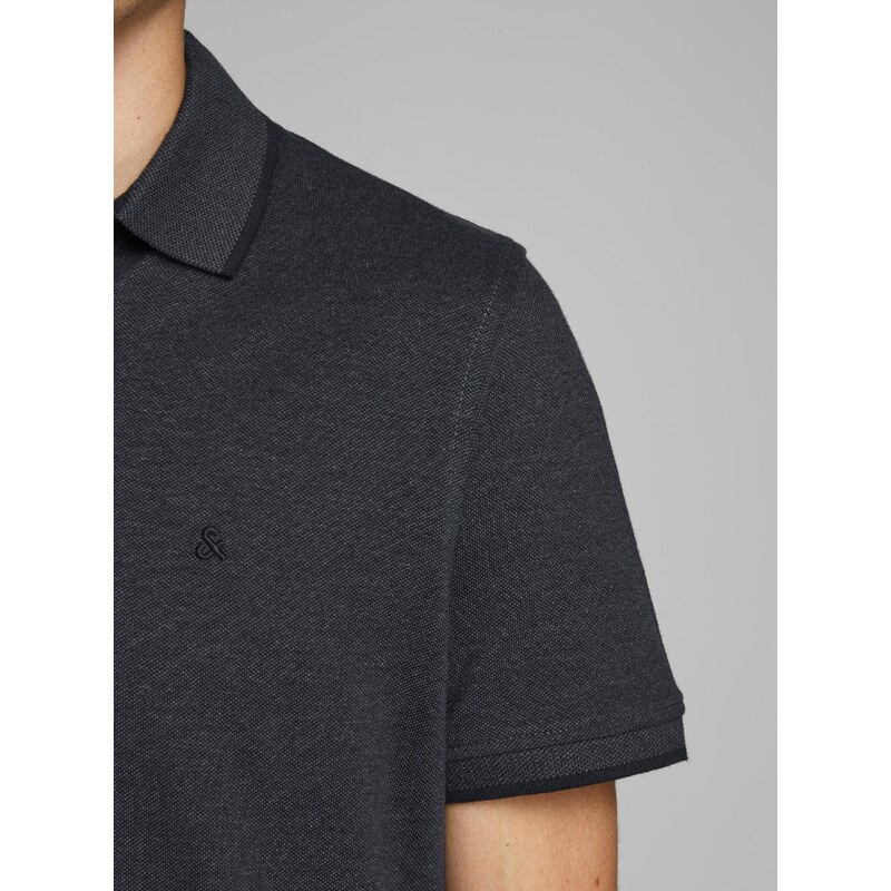 Tmavě šedé polo tričko Jack & Jones Paulos - Pánské