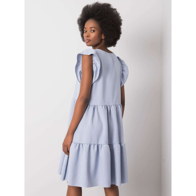 RUE PARIS Dress-WN-SK-704.83-light blue