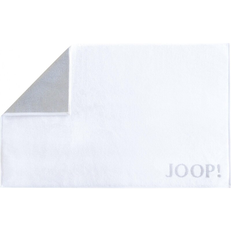 Koupelnová předložka JOOP! Classic Doubleface Badematte, 50x80 cm - bílá