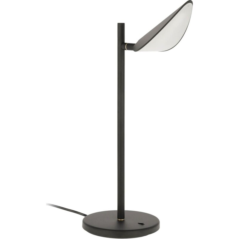 Černá kovová stolní lampa Kave Home Veleira