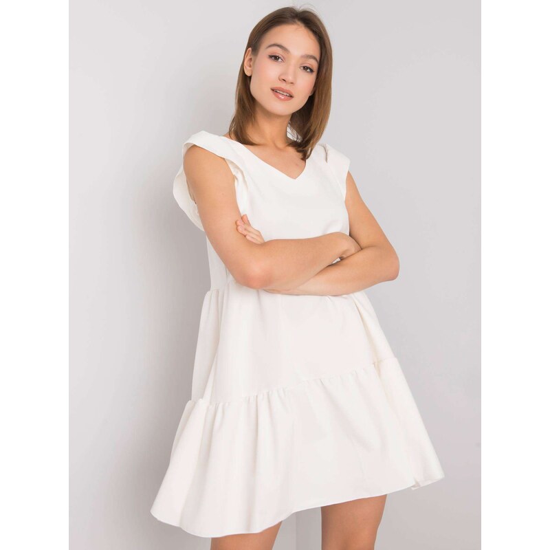 RUE PARIS Dress-WN-SK-704.83-ecru