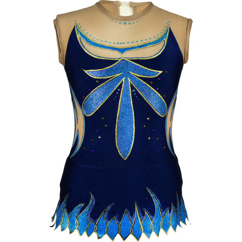 VFstyle Gymnastický dres Rebeka modrý