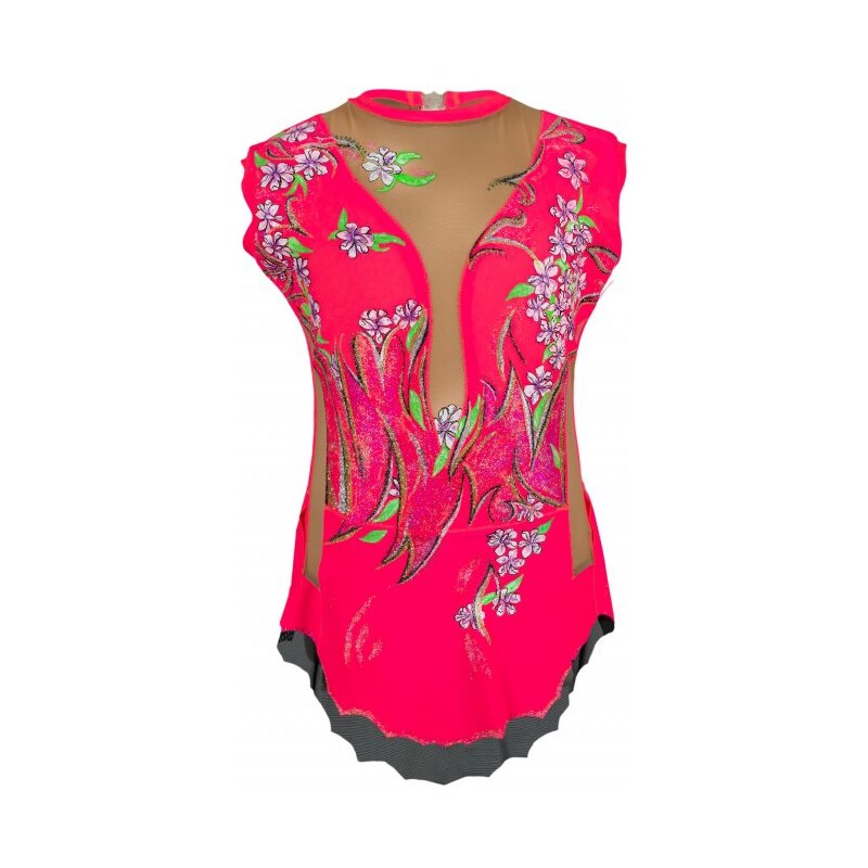 VFstyle Gymnastický dres Gina růžový