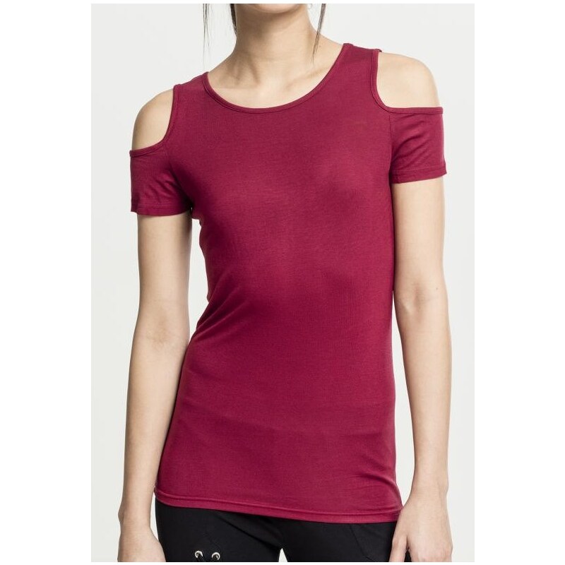 Tričko Urban Classics Ladies Cutted Shoulder Tee