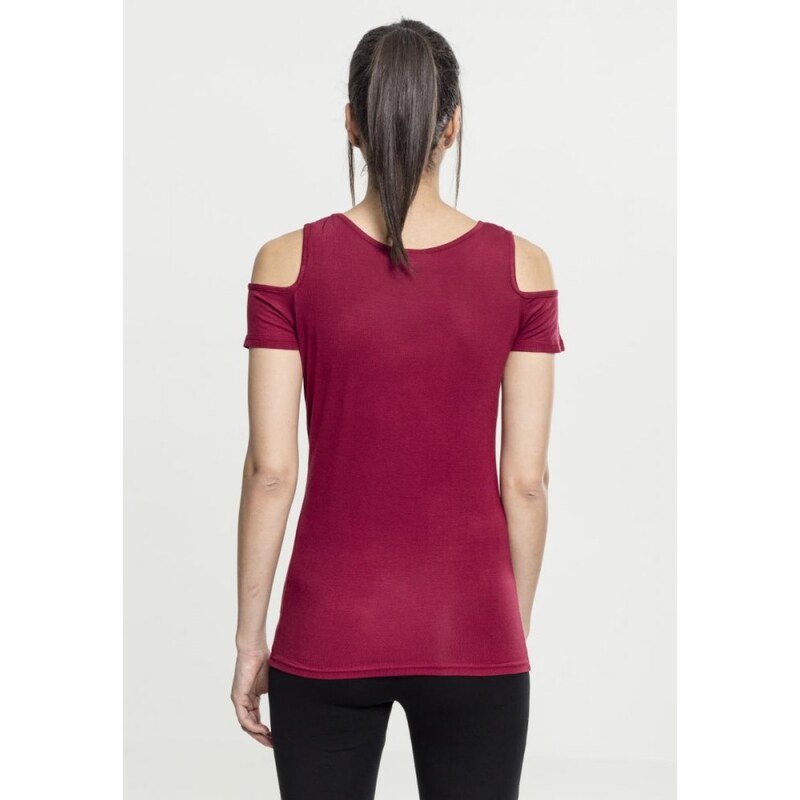 Tričko Urban Classics Ladies Cutted Shoulder Tee