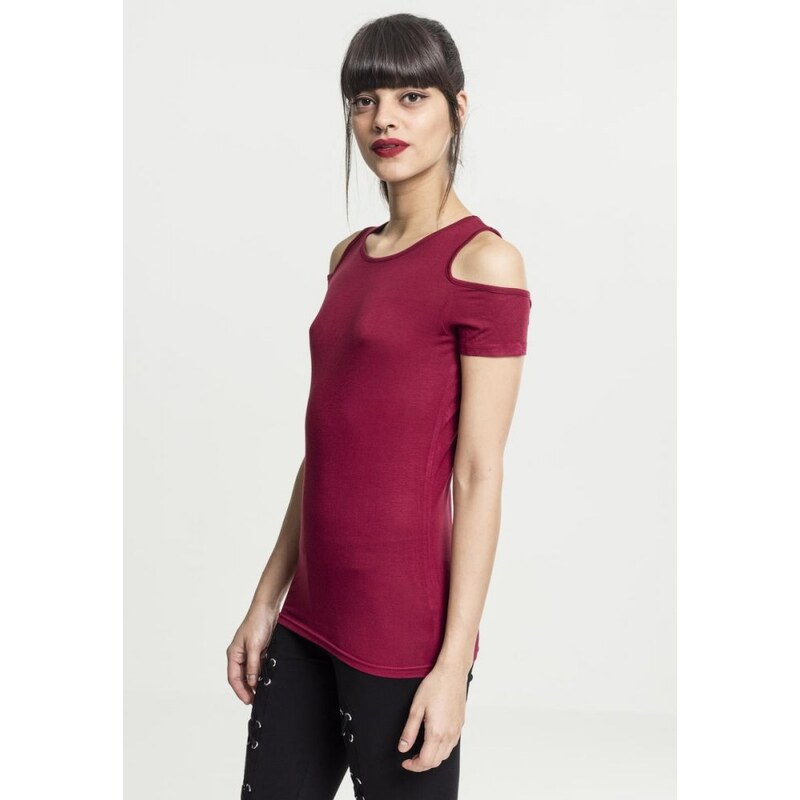Tričko Urban Classics Ladies Cutted Shoulder Tee