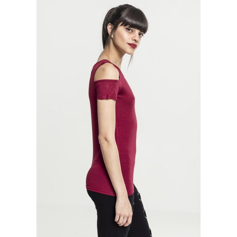 Tričko Urban Classics Ladies Cutted Shoulder Tee