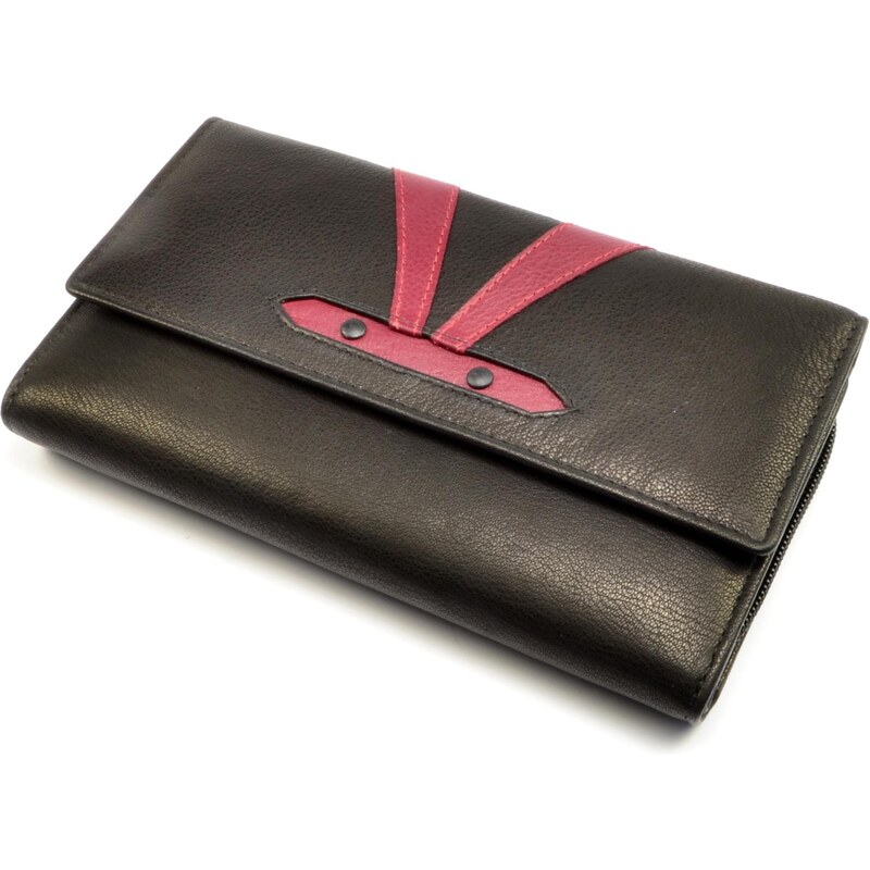 Dariya bags Kožená barevná peněženka dámská