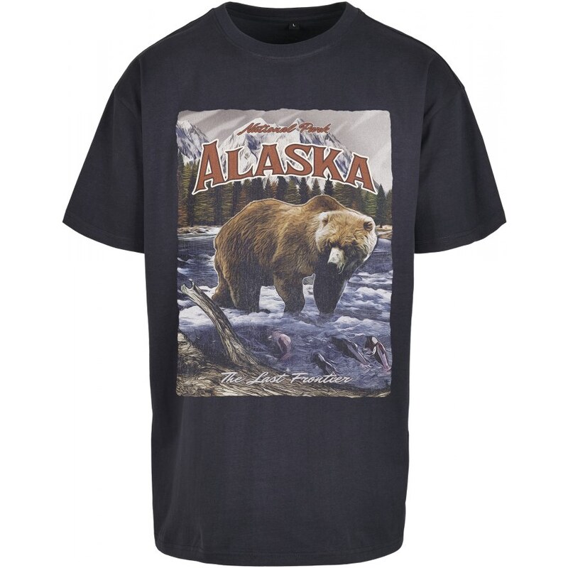 MISTER TEE Alaska Vintage Oversize Tee - navy