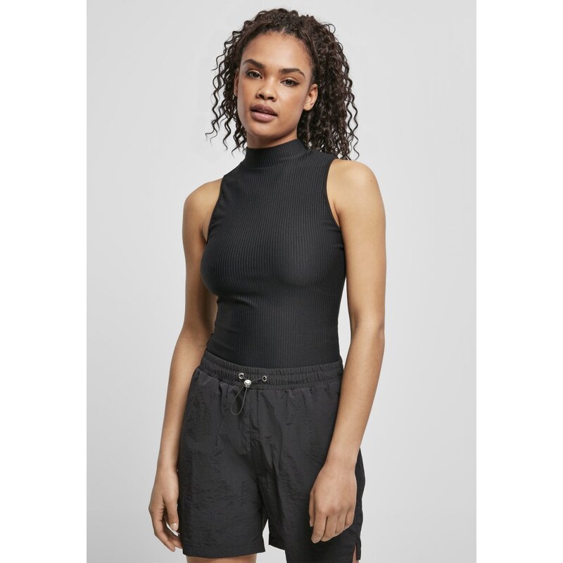 URBAN CLASSICS Ladies Sleeveless Rib Turtleneck Body