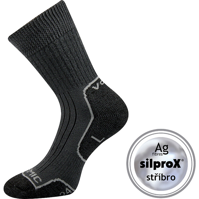 ZENITH trekingové antibakteriální ponožky se stříbrem Voxx Magenta 35-37