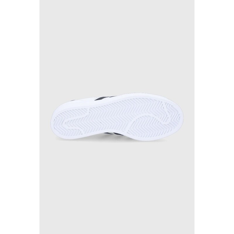 Sneakers boty adidas Originals Superstar bílá barva, na plochém podpatku, FV3284