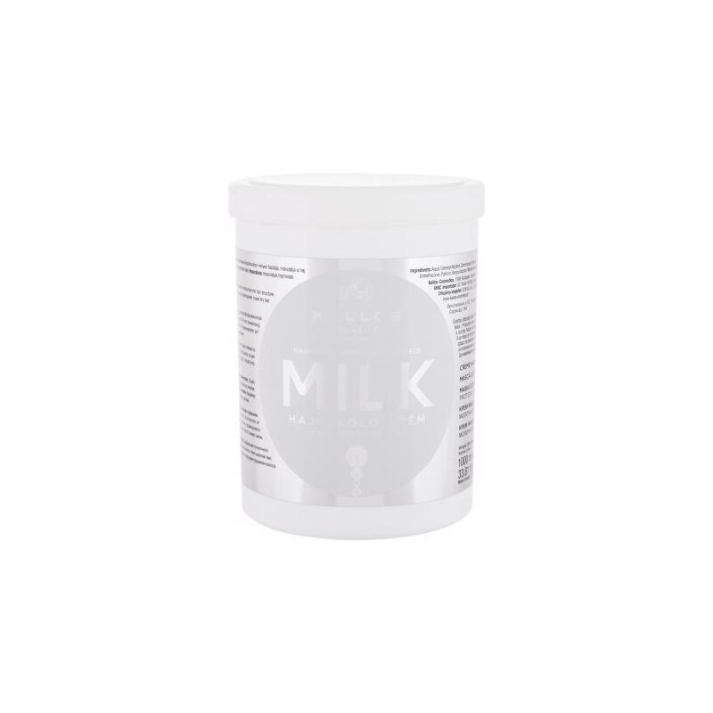 Kallos Cosmetics Milk 1000 ml maska pro suché a poškozené vlasy pro ženy