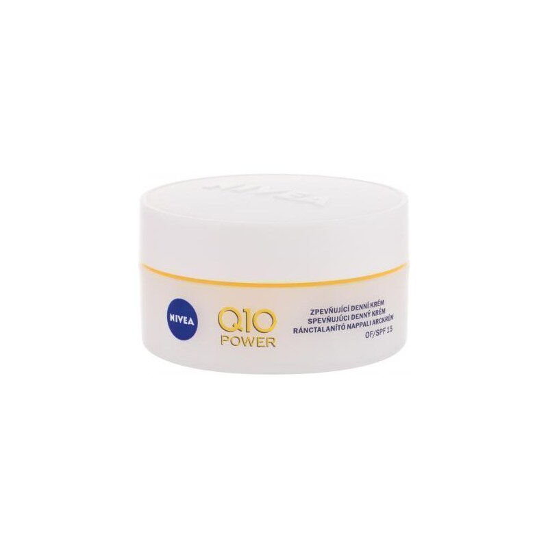 Nivea Q10 Power Anti-Wrinkle + Firming SPF15 50 ml protivráskový zpevňující krém pro normální pleť pro ženy