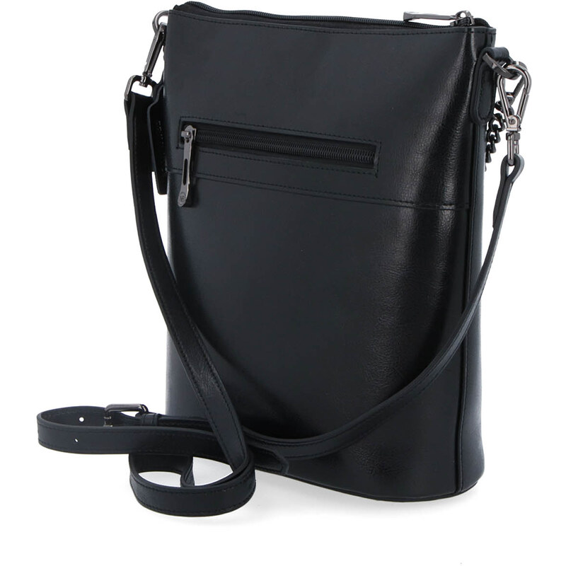 Kožená kabelka crossbody Noelia Bolger černá NB 0048 C