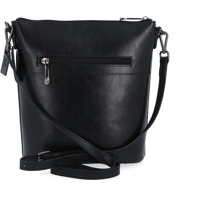 Kožená kabelka crossbody Noelia Bolger černá NB 0048 C