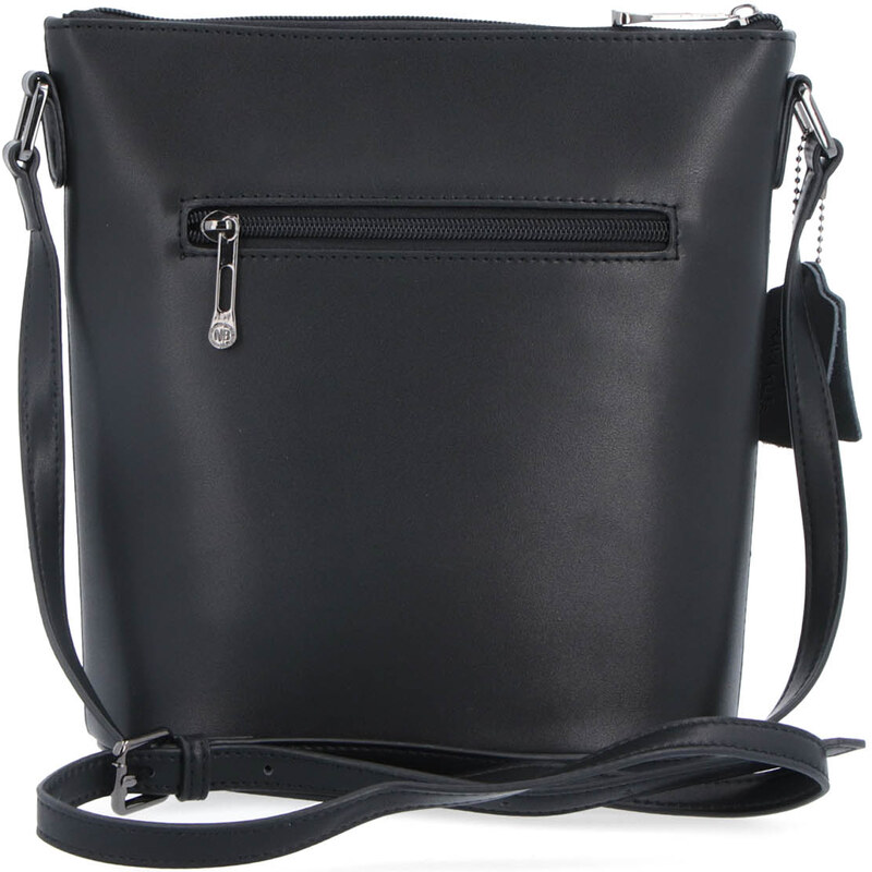 Kožená kabelka crossbody Noelia Bolger černá NB 0052 C