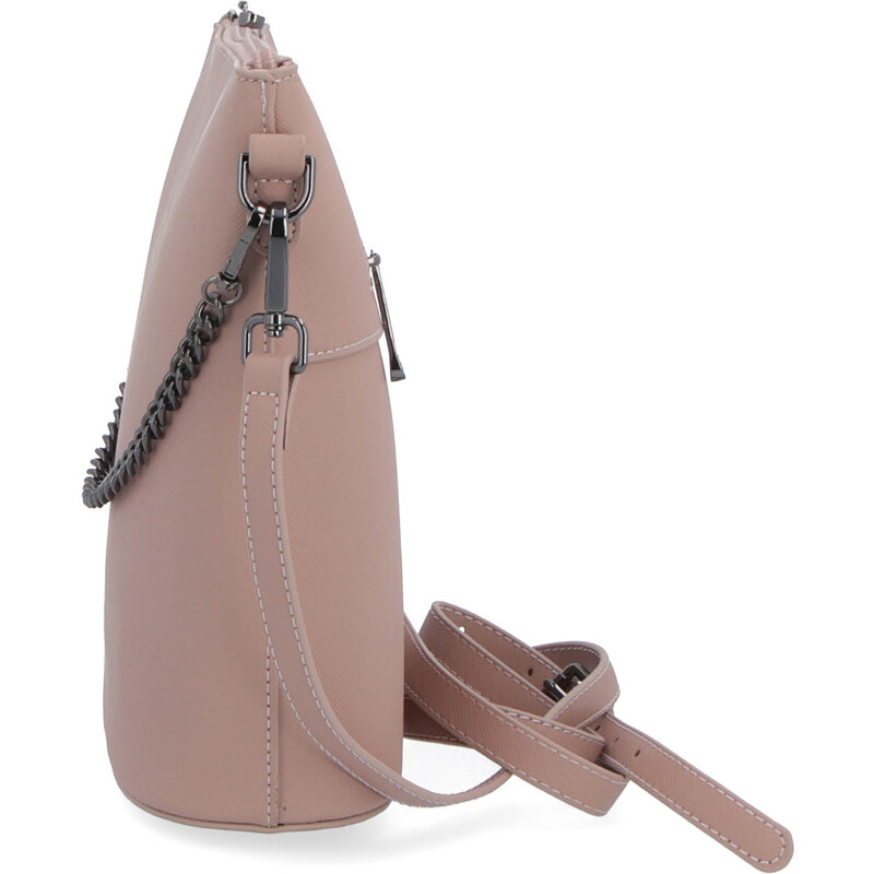 Kožená kabelka crossbody Noelia Bolger tělová NB 0041 N