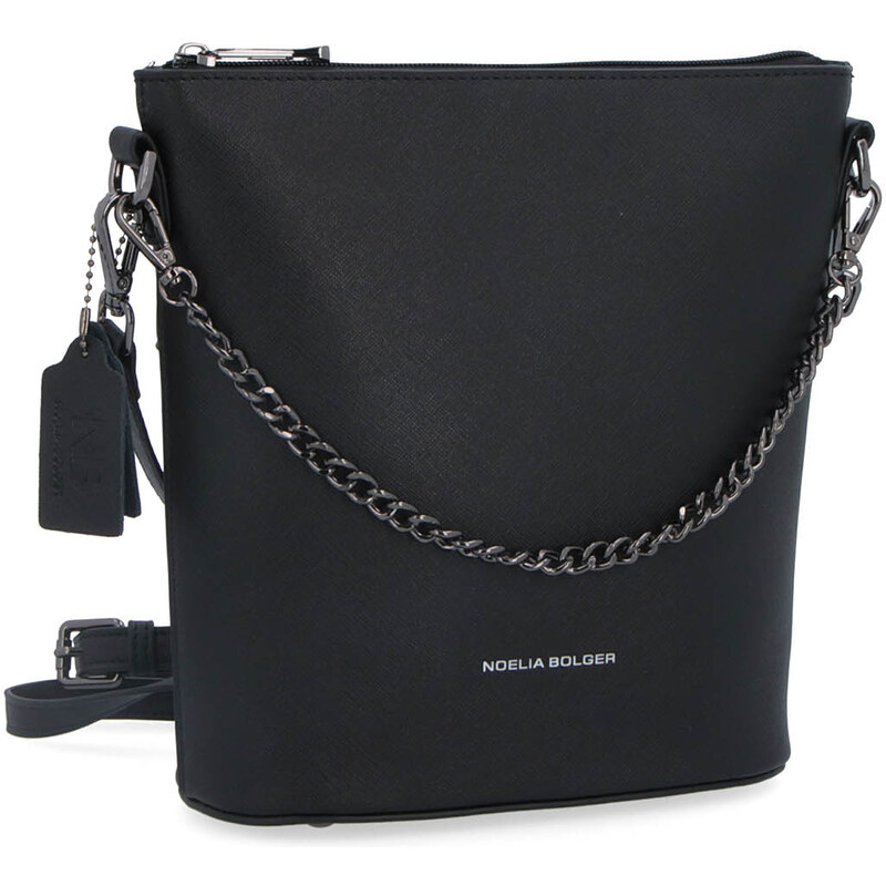 Kožená kabelka crossbody Noelia Bolger černá NB 0041 C