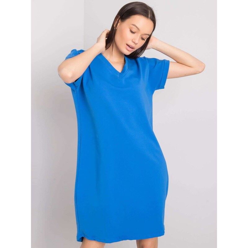 RUE PARIS Dress-RV-SK-6757.39P-dark blue