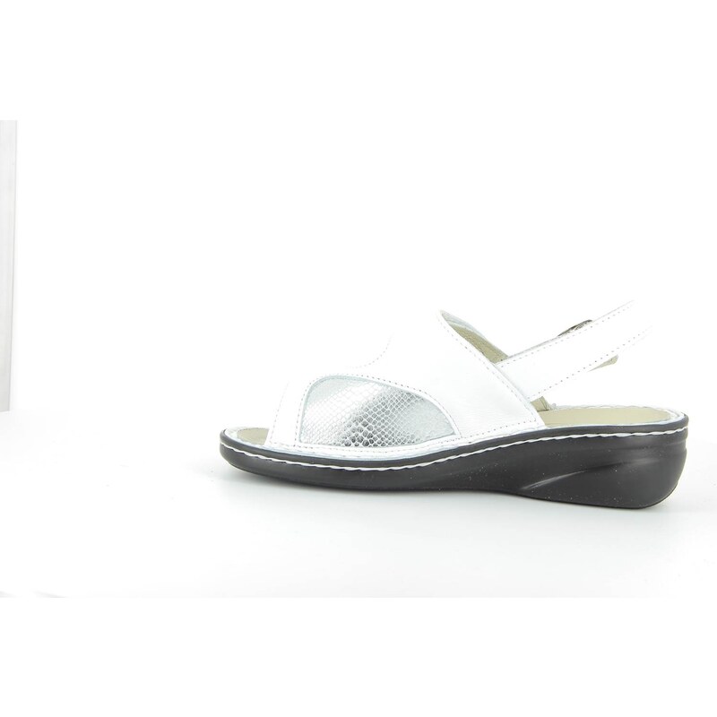 VAROMED - dámské pantofle s páskem ISABELLE - bílá