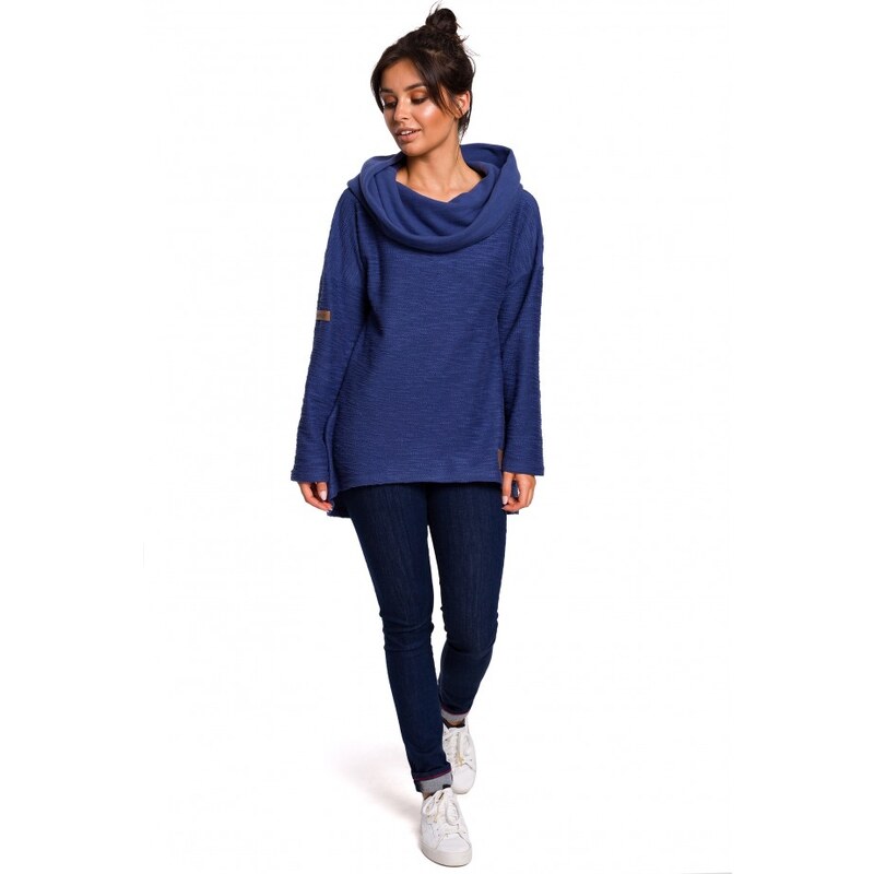 BeWear B131 Svetr s vysokým límcem - indigo 60509708